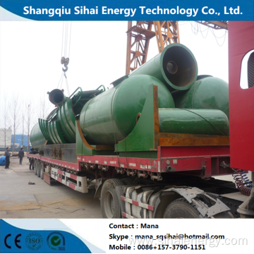 Waste Rubbe/Tyre/Plastic Pyrolysis Equipment